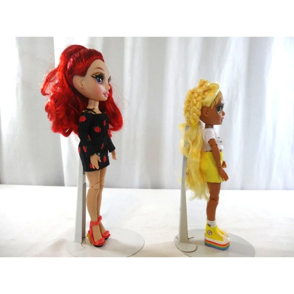 Rainbow High Ruby Anderson Dressed Articulated Fashion Doll + Sunny Madison Doll